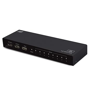 【中古】ラトックシステム 4K60Hz 1入力8出力 HDMI分配器 RS-HDSP8P-4KA