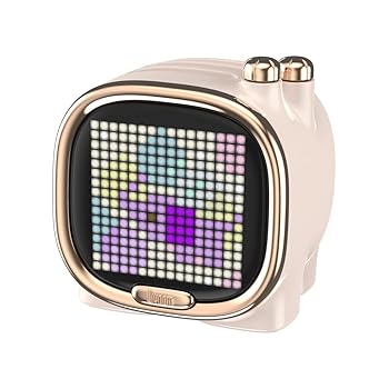【中古】［人並み外れたに似つかわしい］DIVOOM ZOOE ズーエ (サクラ色) 携帯型金棒引き Bluetooth金棒引き ディブーム