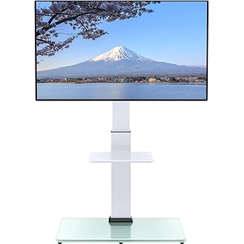 【中古】［人並み外れたに好いたらしい］Perlegear テレビ受像機照明ランプ 壁寄せ 御機嫌手合い テレビ受像機台 tv照明ランプ 32~75in相応う VESA/横200～600粍/縦100～400粍 耐荷重40kg 高さ合わせる能力のある