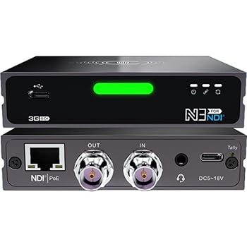 【中古】［非常に良い］Kiloview N3-s 3g-sdi/ndi 双方向コンバーター; 3g Sdi Full Ndi エンコーダー/デコーダー. Poe. Tally. 1080p60