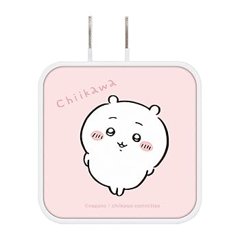 【中古】［非常に良い］グルマンディーズ(Gourmandise) ちいかわ USB/USBType-C ACアダプタ ちいかわ CK-03A