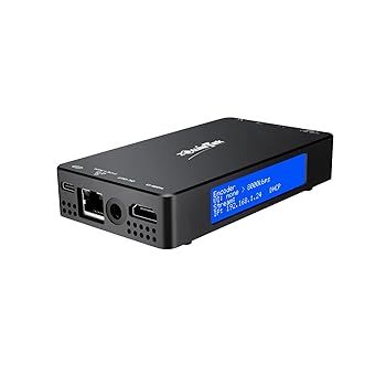 【中古】Zowietek 4K HDMI 映像媒体 エンコーダ/デコーダ、NDI|HX3 変換器/楽器演奏者、通り手形スルー 映像媒体 キャプチャ リコーダー、SRT/RTMP(S)/RTSP、