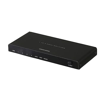 【中古】HDMIスプリッター 1インプット4最終生産物 4画面等しく最終生産物 HDMI振りあてる器 FireTVStick なおなお書き5 NintendoSwitch 相応う GH-HSPJ4-BK
