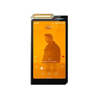 【中古】［人並み外れたに好いたらしい］【国内定まり品】 HiByMusic デジタル オーディオ電気蓄音機 R4 Android 12 DAP Bluetooth 5.０ (Orange)