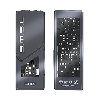 【中古】［非常に良い］S.M.S.L D10 ポータブルヘッドホンアンプ ハイレゾ対応 / 「CS43131」x2搭載 / 4.4ｍｍバランス・3.5ｍｍアンバランス出力端子付き HIFI 高性能