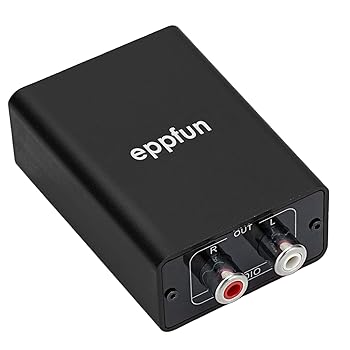 【中古】［人並み外れたに好いたらしい］eppfun Bluetooth 5.4 オーディオ受信システム LE Audio/LDAC/APTX-Lossless Adaptive相応う 96K/24bit ブルートゥース 傍受機 RCA 相応う 有線スピー