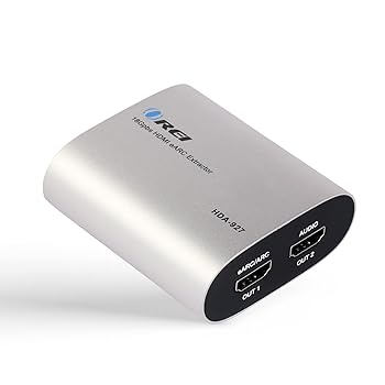 【中古】OREI eARC 4K 60Hz オーディオエクストラクターコンバーター 18G HDMI 2.0 ARC対応 - HDCP 2.2 - ドルビーデジタル/DTSパススルー CEC、HDR、ド 20,604円