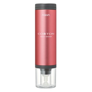 【中古】［人並み外れたに似つかわしい］ご機嫌アール(Haier) HCW-SHW10-P(コ-ラルピンク) COTON(コトン) ハンデ洗い濯ぎ機