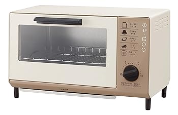 【中古】［非常に良い］ツインバード トースター オーブントースター 2枚焼き 860W ブラウン TS-4041BR