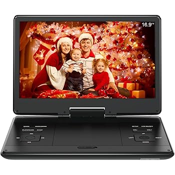 【中古】16.9" Portable DVD Player with 14.1" Large HD Screen,High Volume Speaker,with Extra Carrying Bag&hellip;｜スカーレット2021