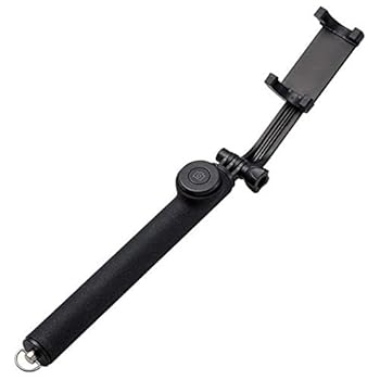 【中古】［非常に良い］エレコム 自撮り棒 セルカ棒 Bluetooth リモコン付 100cm 【360°回転】 ブラック P-SSB01RBK