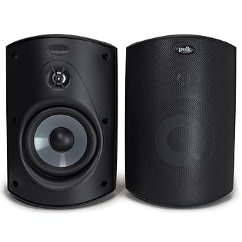 【中古】Polk Audio Atrium 6 Speakers (Pair, Black) by Polk Audio