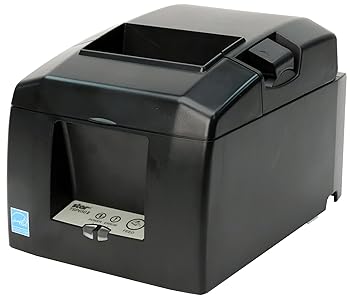 【中古】［人並み外れたに好いたらしい］Star Micronics 39449771 Model TSP654IIE3-24 GRY US Thermal Printer, Cutter, Ethernet, Swappable Interface, External Power Supply, Gray