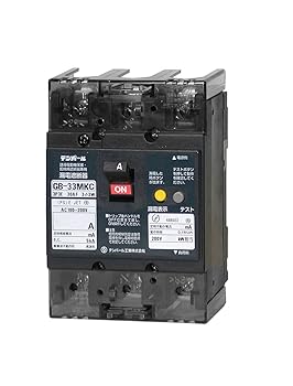 【中古】［非常に良い］テンパール工業 Kシリーズ(分電盤協約形サイズ)漏電遮断器(OC付)30A(7.5kW) 33MKC30030