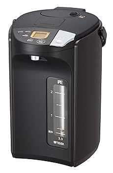 【中古】タイガー魔法瓶(TIGER) 灯し火ポット 蒸汽船受け答え VE 灯し火 まほうびん とく子さん 3.0L 赤銅色 PIS-A300-T