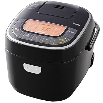 【中古】アイリスオーヤマ 炊飯器 マイコン式 5.5合 銘柄炊き分け機能付き 一人暮らし 極厚火釜 玄米 ブラック RC-MC50-B
