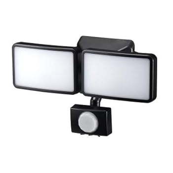 【中古】ヤザワコーポレーション AC式 6WLED センサーライト 2灯 SLR6LEA2