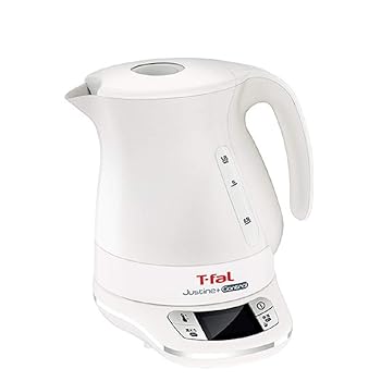 【中古】［非常に良い］ティファール 電気ケトル 1.2L 温度調節 7段階 「ジャスティン コントロール ホワイト」 保温 自動電源オフ 空だき防止 KO7551JP 16,639円