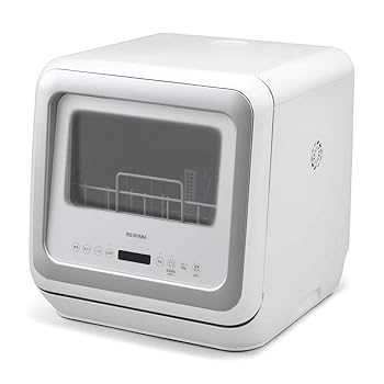 【中古】アイリスオーヤマ 食洗器 食せん機 食器洗い濯ぎ機 食器洗いかわき切る機 食器洗い器 工事不必要 一人用 KISHT-5000