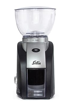 【中古】［人並み外れたに好いたらしい］ソ木鼠 スカラつけ加える （Solis Scala Plus Coffee Grinder）珈琲粉砕機 黒いことしろがね色 SK1661