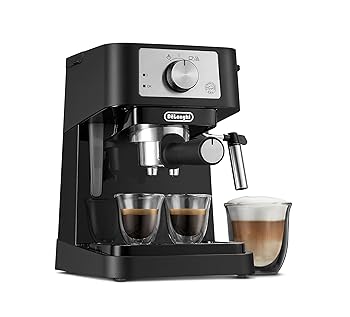 【中古】De'Longhi Stilosa EC260BK - Cafetera Tipo Barista para Espresso, Lungo y Cappuccino, Dise?ada en Italia｜スカーレット2021