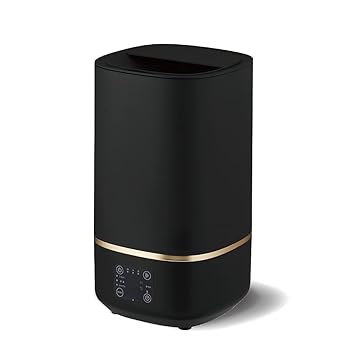【中古】ドウシシャ 加湿器 超音波式 上から給水 抗菌加工 加湿量300ml (木造和室5畳/プレハブ洋室8畳まで) タンク容量2.0L 切タイマー オート運転機能|スカーレット2021