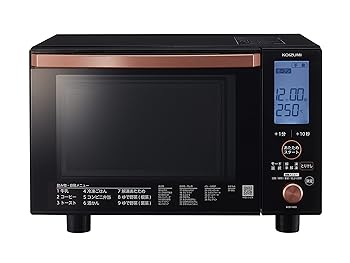 【中古】［人並み外れたに好いたらしい］コイズミ オーヴン領域 16L 滑っこい速見表 サイクル無償性 大きめ文字記号書きあらわす 自動小銃献立て表 角皿付き添い人 黒いこと KOR-1603/K