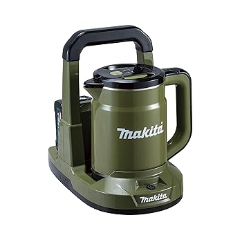 【中古】［人並み外れたに好いたらしい］マキタ(Makita) 申し受ける式湯沸かし（オリーブ） 40Vmax バッテリ・申し受ける器別売 KT001GZO