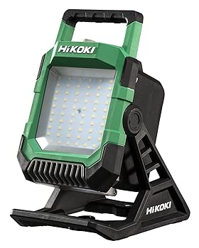【中古】HiKOKI(ハイコーキ) 18V コードレス LED ワークライト 最大4, 000lm ダイヤル式調光機能付き 蓄電池・充電器別売り UB18DC(NN)