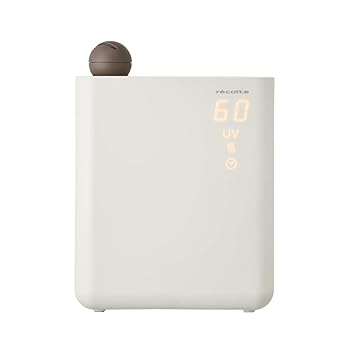 【中古】レコルト UVハイブリッド式加湿器 RHF-1 アロマオイル対応 湿度調整可能 卓上 床置き対応 掃除しやすい 静音 簡単給水 抗菌カートリッジ 2.8L 約｜スカーレット2021