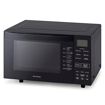 【中古】アイリスオーヤマ オーブンレンジ18L KMO-F1810-B ブラック｜スカーレット2021