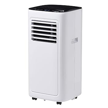 【中古】広電 移動式クーラー 2.1kW 工事不要 アース線不要 冷風 除湿 送風 リモコン タイマー ノンドレン方式 排熱ダクト付 ドレンホース付 KEP211R