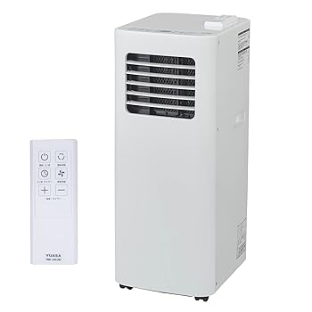 【中古】ユアサプライムス スポットエアコン YMC-20E(W) 家庭用 スポットクーラー 窓パネル 排気ダクト付き YUASA