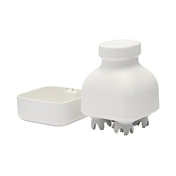 【中古】［人並み外れたに好いたらしい］無印良品 お風呂で使える申し受ける式頭皮世話をする毛はらい MJ-ECB1 天使の都市1GSA1A 美容・健康家電-電動頭皮ブラシ-家電