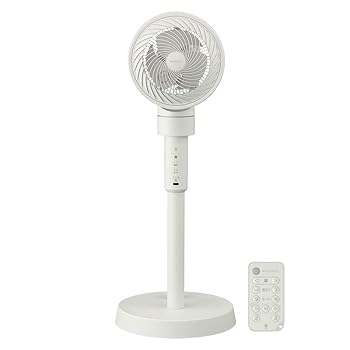 【中古】【節電対策】 アイリスオーヤマ サーキュレーター扇風機 DCスタンドファン STF-DC15TEC-W ホワイト