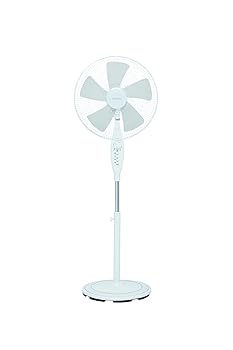 【中古】［非常に良い］【トヨトミ】扇風機 FS-F40P(W) フロア扇 静電気防止加工 首振りモーター 羽根径40cm 3時間切タイマー｜スカーレット2021