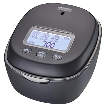 【中古】虎巫女寄せ (TIGER) 炊飯器 5.5合 土鍋剪断応力IH式 土鍋 ご泡火炊き 一つまみ炊き おこげ 黒いこと JPL-Y100 KG
