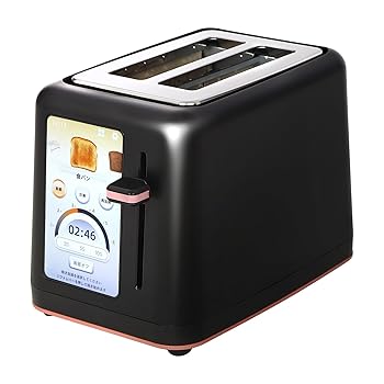 【中古】TOASTY タッチパネル式 ポップアップトースター ｜ 飾り気の無い取りまわし ・ 6座標軸焼き健康状態築き上げる ・ 液晶見せびらかす積み上げる ・ 封鎖食麺麭 ＆ 再暖める流行り物 相応う
