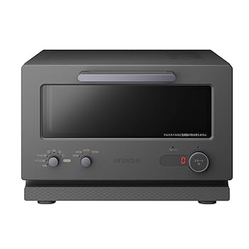 【中古】トースター領域 2インチ1 木目細か庫内 15L 濃灰色薄墨色 日立 MRT-F100-H