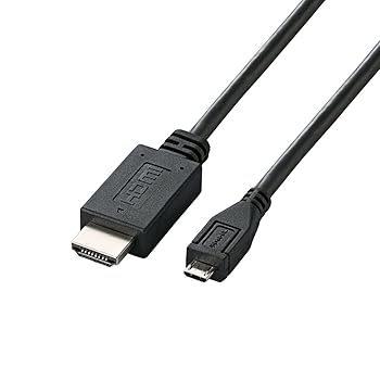 【中古】［非常に良い］ELECOM MHLケーブル 1m ブラック MPA-MHLC10BK｜スカーレット2021
