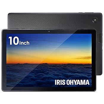 【中古】アイリスオーヤマ タブレット LUCA 10インチ Android 10 wi-fi対応 32GB 4コアCPU TE101N1-B|スカーレット2021
