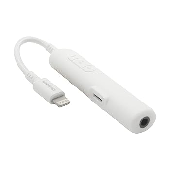 【中古】オウルテック オーディオ変換アダプター 充電用ライトニングポート付き ライトニング to 3.5mmミニジャック ハイレゾ対応 48kHz/24bit DAC MFi認｜スカーレット2021