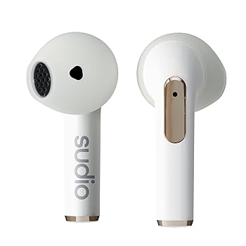 【中古】［非常に良い］SUDIO N2 (ホワイト) ワイヤレスイヤホン インナーイヤー型 (Bluetooth5.3 / マイク付き/iOS Android 対応 / IPX4レベル 防水) タイプC 国内正規｜スカーレット2021 17,222円