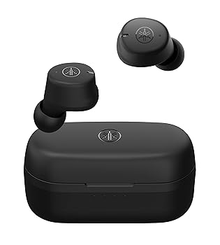【中古】ヤマハ(YAMAHA) ワイヤレスイヤホン bluetooth TW-E3C(B) : リスニングケア/音声通話/ゲーミングモード/最大9+15時間再生/生活防水IPX5相当/AAC