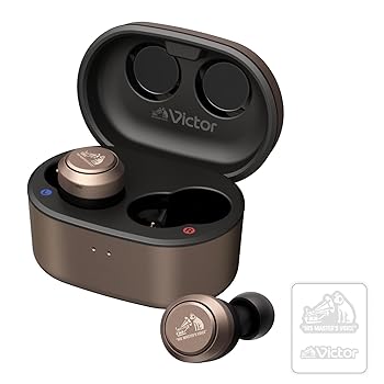 【中古】［非常に良い］JVCケンウッド Victor HA-FX150T-NA ワイヤレスイヤホン Bluetooth ノイズキャンセリング ブロンズ 外音取り込み 最大21h再生 防水 マイク付き｜スカーレット2021