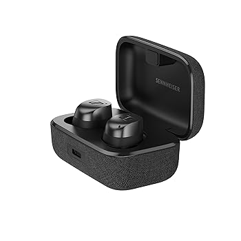 【中古】ゼンハイザー Sennheiser MOMENTUM True Wireless 4 【VGP2025 SUMMER 金賞】 パーソナライズ機能搭載 ワイヤレスイヤホン ブラック 高性能ドラ