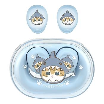 【中古】［非常に良い］グルマンディーズ mofusand 完全ワイヤレスステレオイヤホン サメにゃん MOFU-58A 9,248円