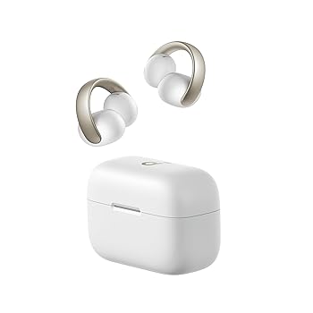 【中古】Anker Soundcore AeroClip(Bluetooth 5.4)【オープンイヤー型ワイヤレスイヤホン/イヤーカフ / IP55 防塵・防水規格 / 最大32時間再生 / マル|スカーレット2021