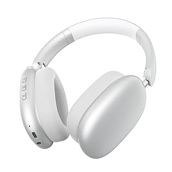 【中古】明誠 ワイヤレスヘッドホン Bluetooth 5.4 オーバーイヤーヘッドホン ANCノイズキャンセリング HiFi音質 有線 無線 両用 音漏れ防止 密閉型 折り