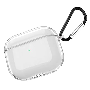 【中古】［非常に良い］OHMYGD 対応 AirPods Pro2 / AirPods Pro ケース 透明 Airpods Pro 第2世代 ケース LED可視 装着充電可能 カラビナ付き TPU素材 分離式 全面保護
